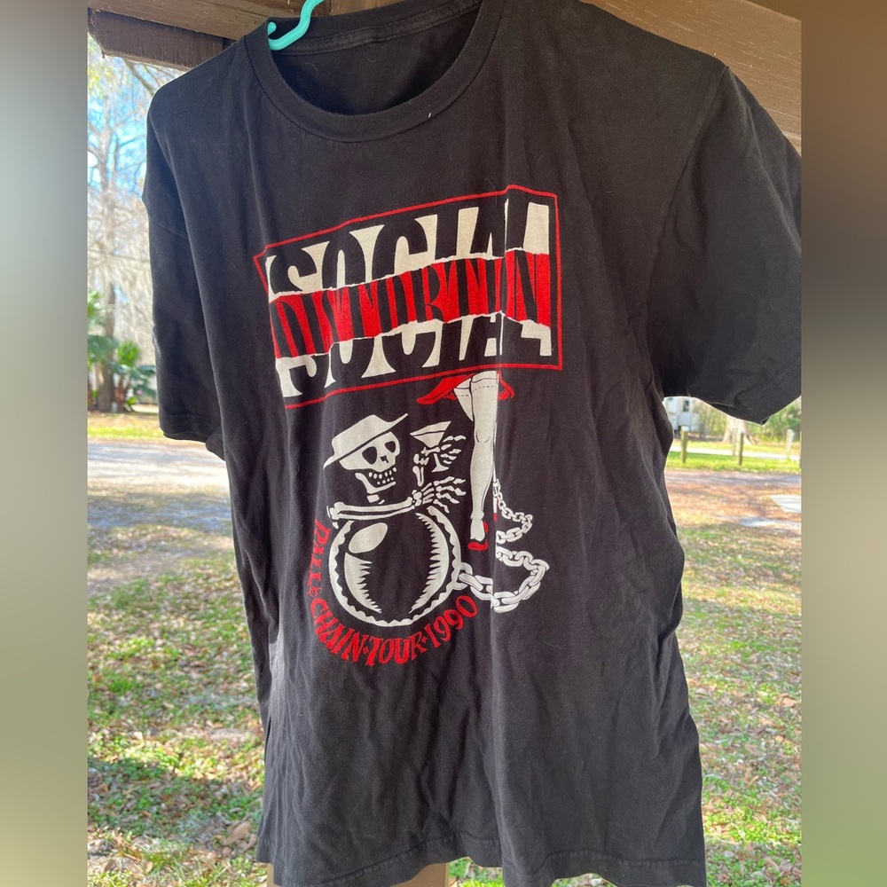 Vintage 90’s Social Distortion Tour T-Shirt Size XL